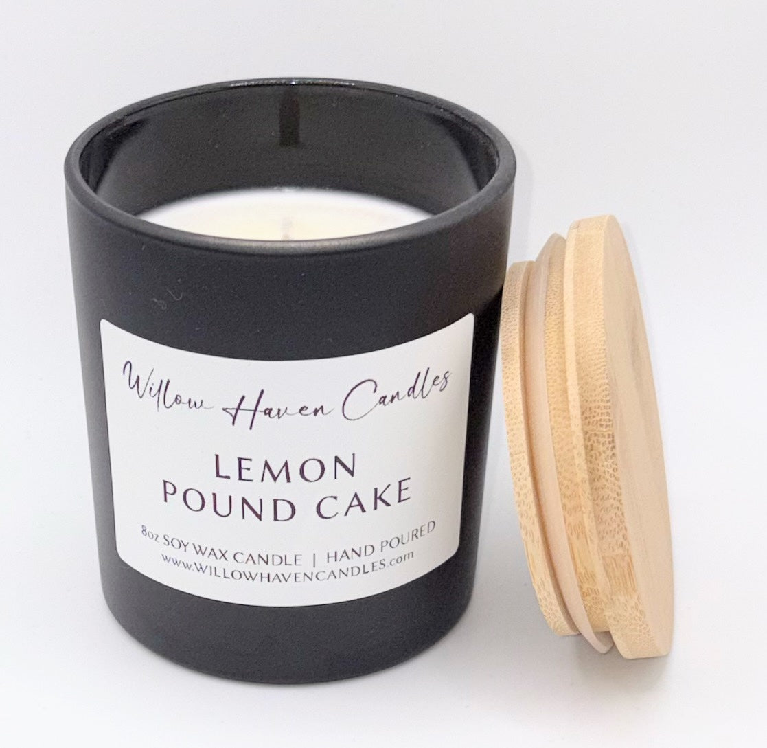 Lemon Pound Cake - Candles