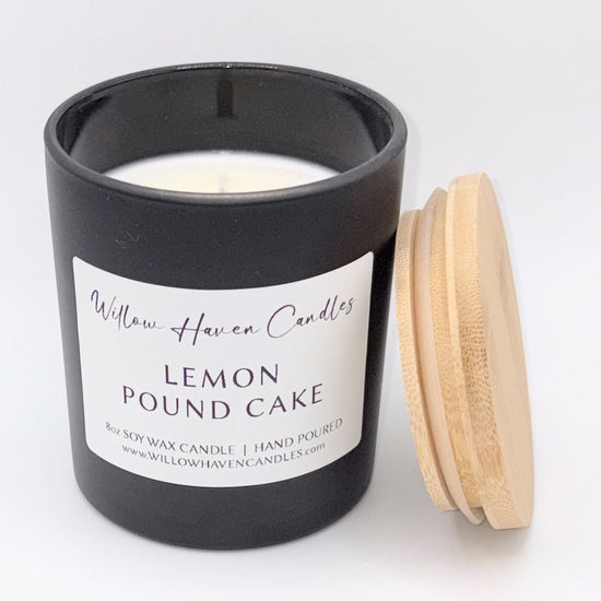 Lemon Pound Cake - Candles
